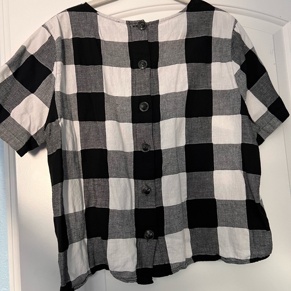 Cropped Madewell button back top - Picture 4 of 6